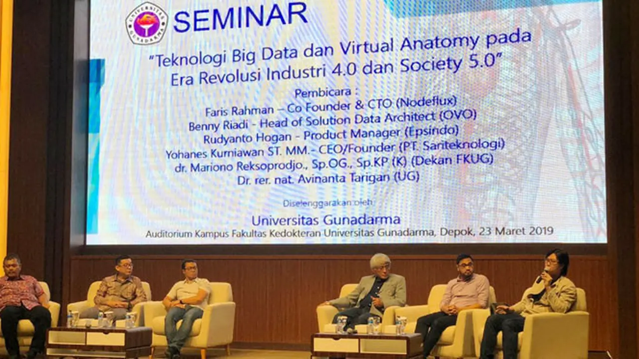 Seminar Big Data dan Virtual Anatomy pada Era Revolusi Industri 4.0 dan Society 5.0