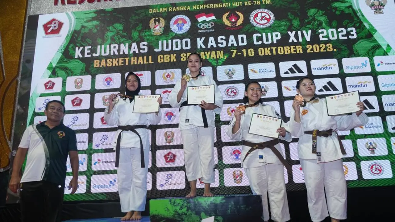 DKI Jakarta Rajai Kejurnas Judo Piala KASAD 2023