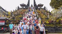 Senyum Delegasi GPDRR Saat Fieldtrip Wisata di Bali (Dewi Divianta/Liputan6.com)