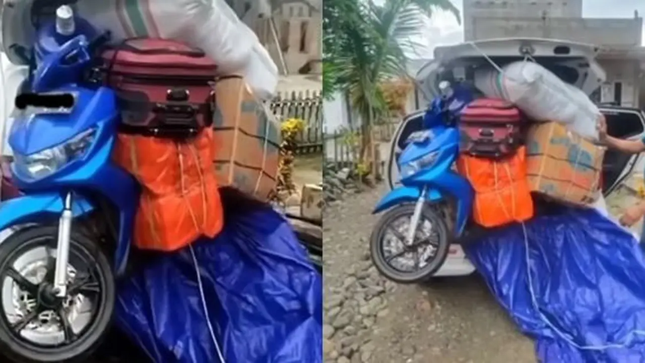 LCGC angkut muatan berlebih (Instagram/@dagelan)