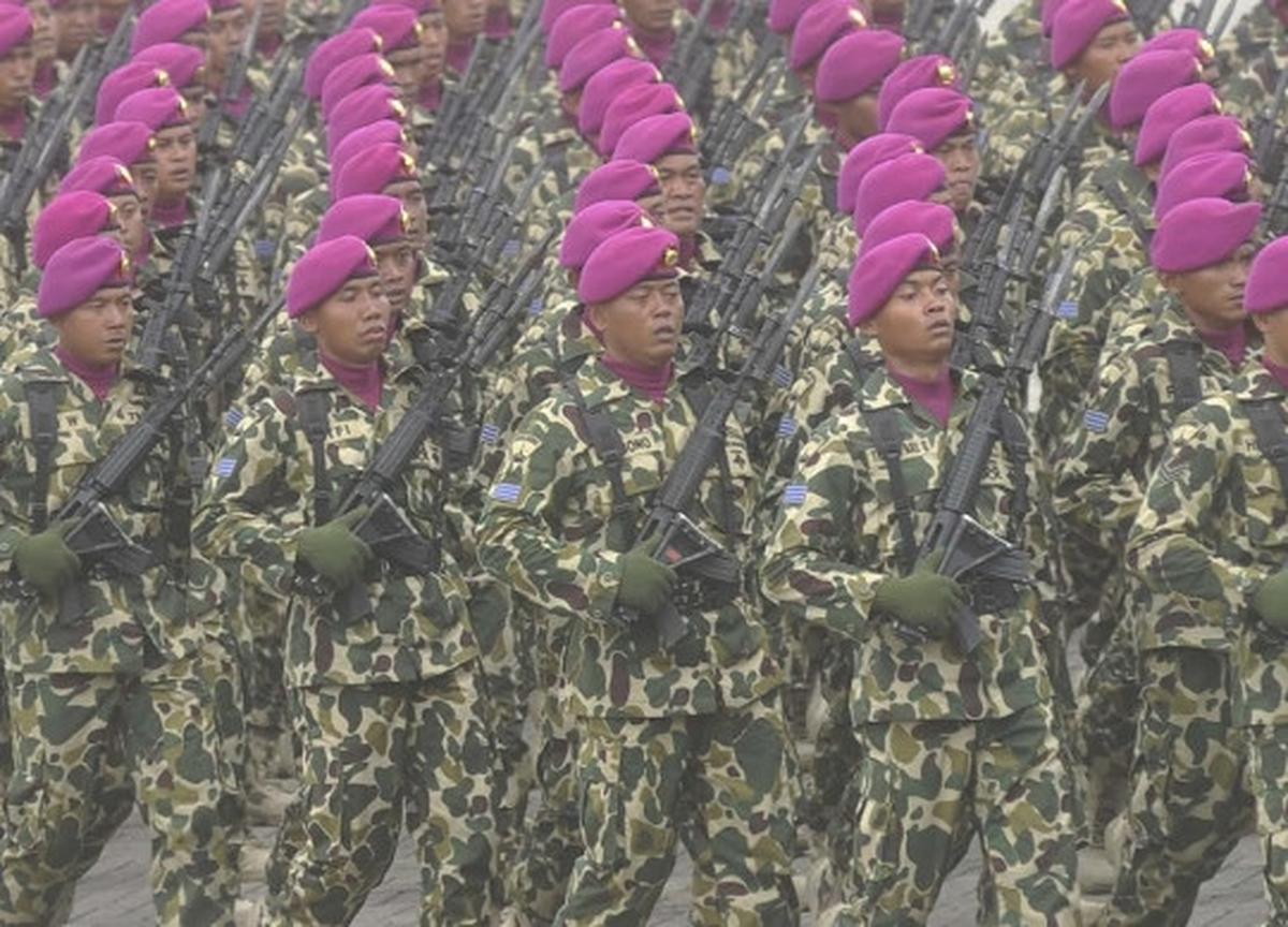 Aksi tiga pasukan elit di HUT TNI ke-70