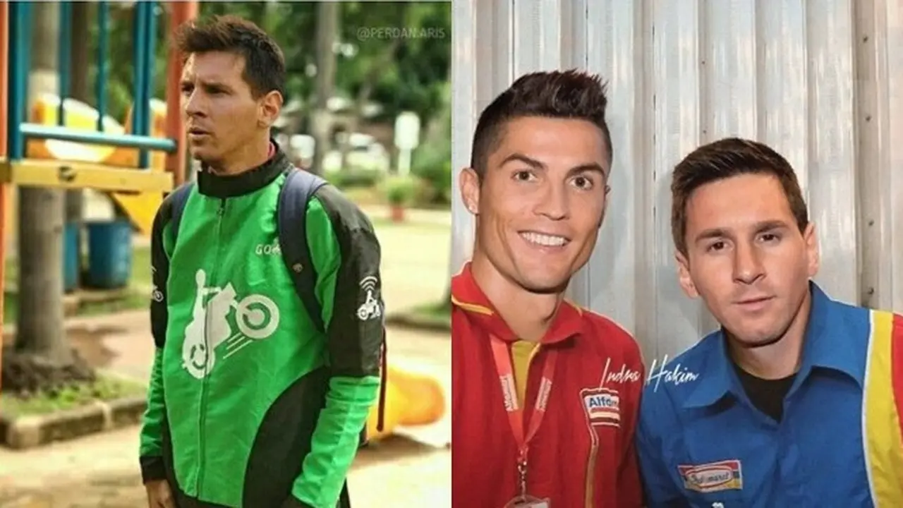 6 Editan Foto Lionel Messi Alih Profesi Kerja di Indonesia Ini Kocak