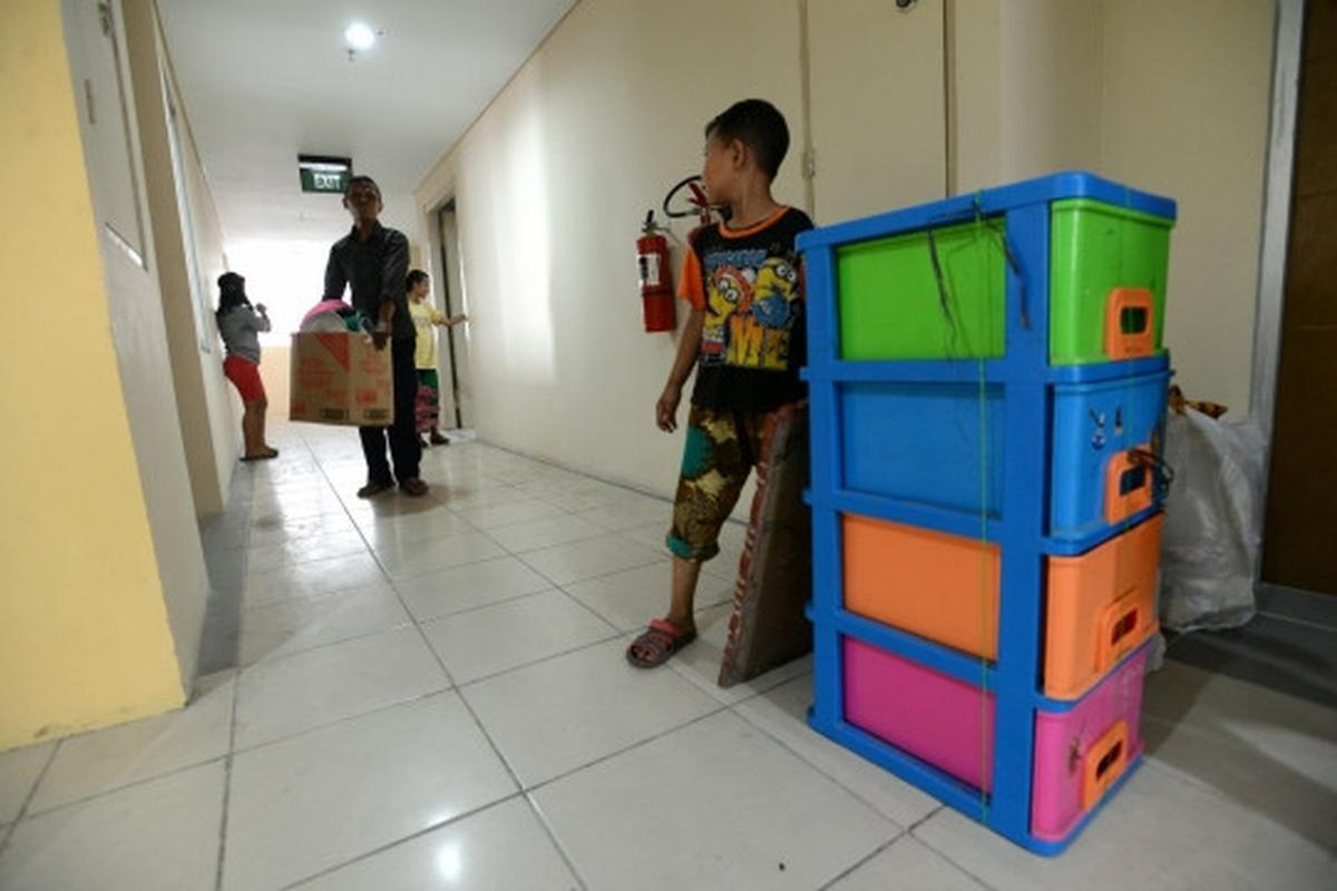 Warga Kampung Pulo mulai berbenah ke Rusun Jatinegara
