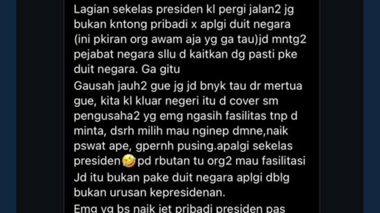 Sosok Jelita Jeje yang Bela Erina Gudono Hedon, Tulisannya Malah Bongkar Perilaku Suami hingga Mertua yang Kini Disorot KPK