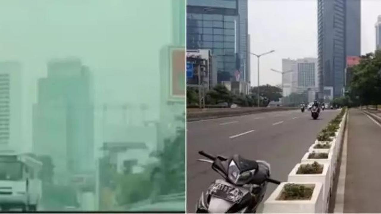 Jalanan yang Terlihat saat Sherina Pulang Sekolah