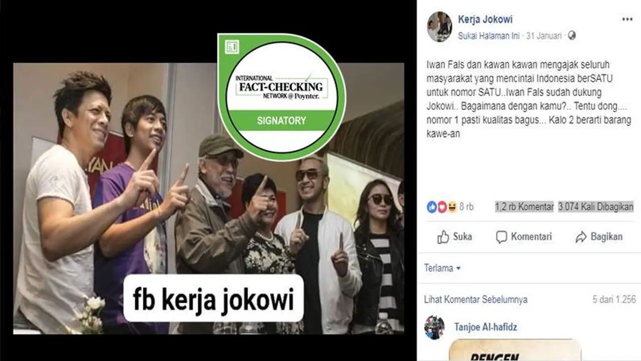 [Cek Fakta] Iwan Fals