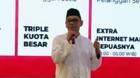 Hermansyah Arifin, Chief Product &amp; Services Strategy Smartfren saat memaparkan program Triple Berkah di Jakarta baru-baru ini. (Liputan6.com/ Yuslianson)