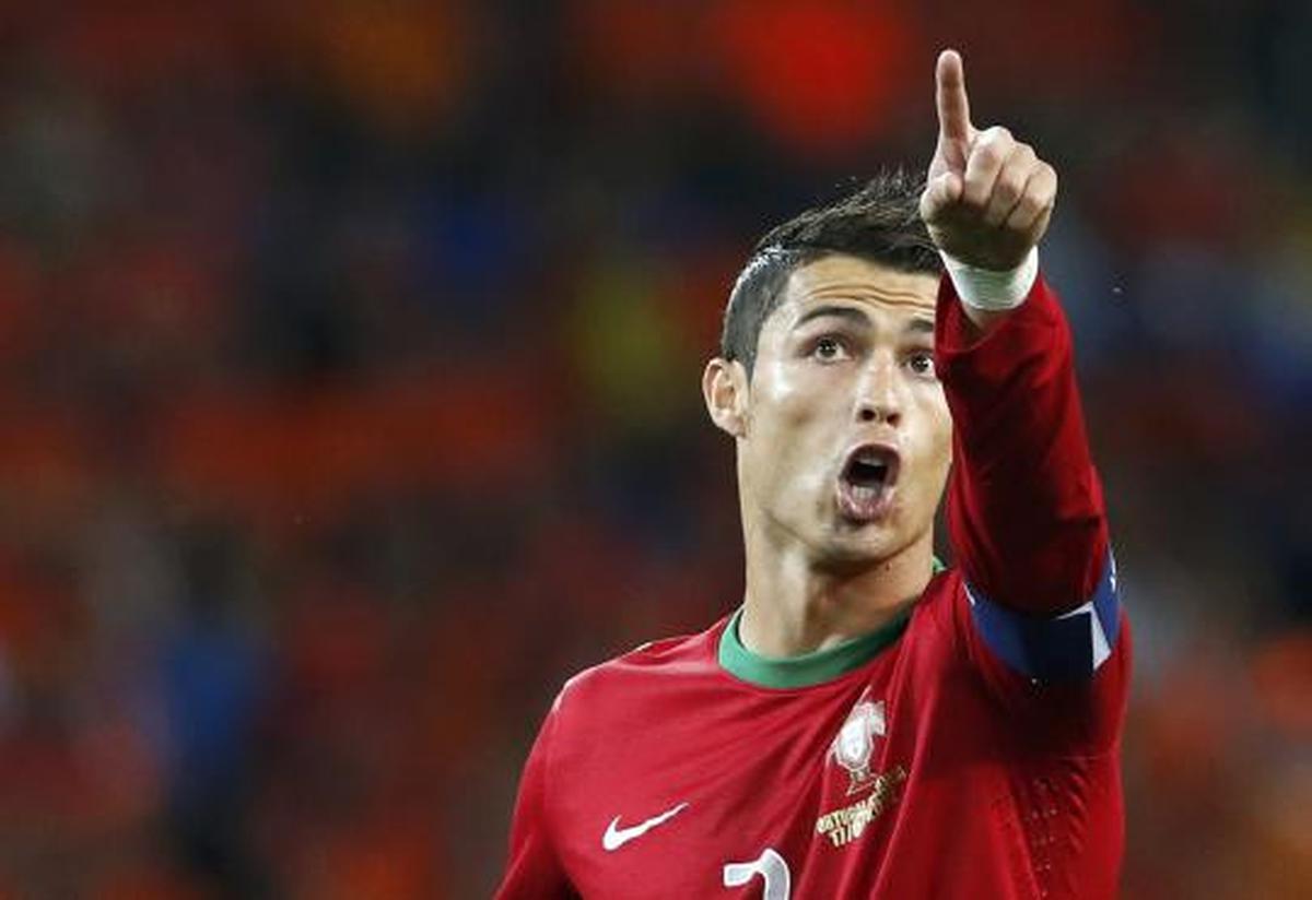 Ekspresi CR7 di lapangan hijau