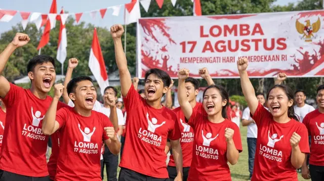 20 Ide Yel-Yel Kelompok untuk Lomba 17 Agustus yang Lucu dan Mudah Diingat