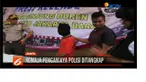 Pelaku yang diduga tengah dalam kondisi mabuk melawan dan menganiaya polisi.