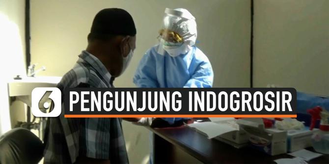VIDEO: Rapid Test Pengunjung Indogrosir Sleman, 2 Reaktif