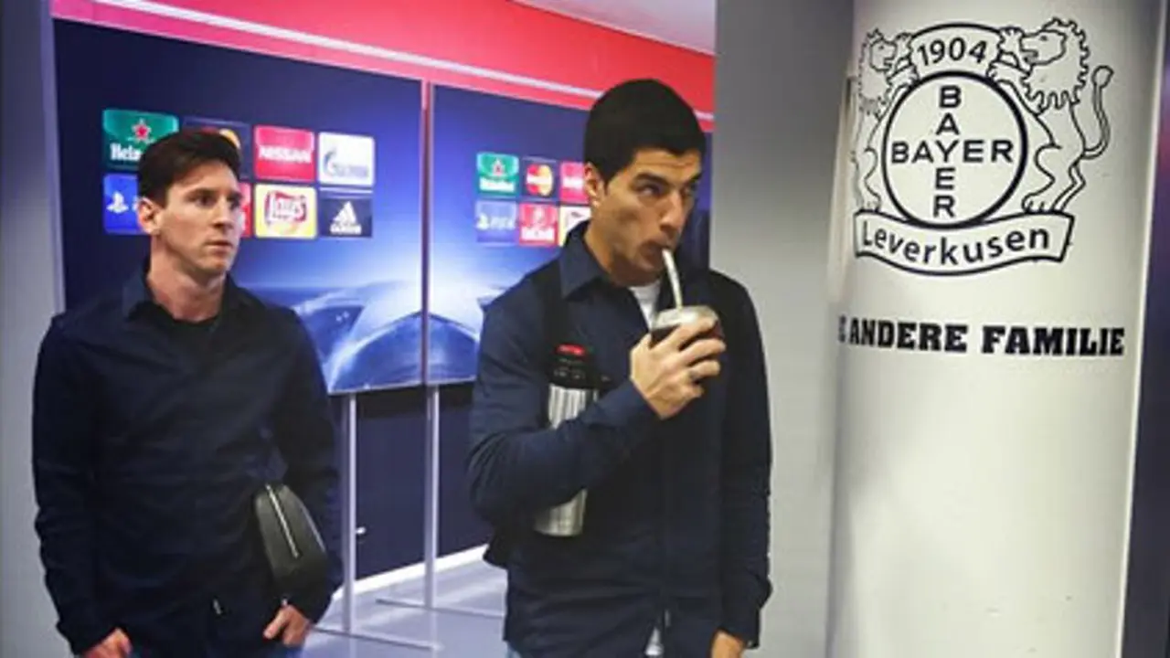 Lionel Messi dan Luis Suarez