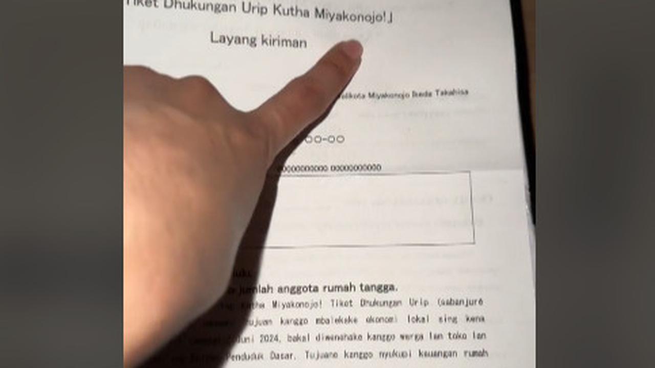 Wanita Ini Dapat Surat dari Stasiun di Jepang, Tak Disangka Ada Terjemahan Bahasa Daerah Indonesia