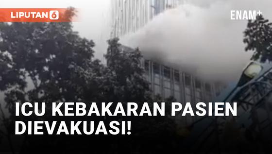 VIDEO: Ruang ICU RSUD Bandung Kiwari Kebakaran!