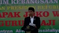 Presiden Jokowi hadiri peringatan Isra Miraj di Purwakarta. (Liputan 6 SCTV)