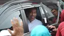 Calon presiden petahana, Joko Widodo seusai menghadiri pelantikan dan konsolidasi tim kampanye daerah Jawa Tengah di Panti Marhaen, Kantor DPD PDIP Semarang, Sabtu (20/10). Jokowi melakukan kunjungan kerja di Semarang selama dua hari (Liputan6.com/Gholib)