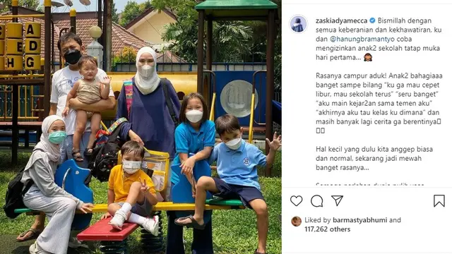 Zaskia Adya Mecca (Foto: Instagram/@zaskiaadyamecca)