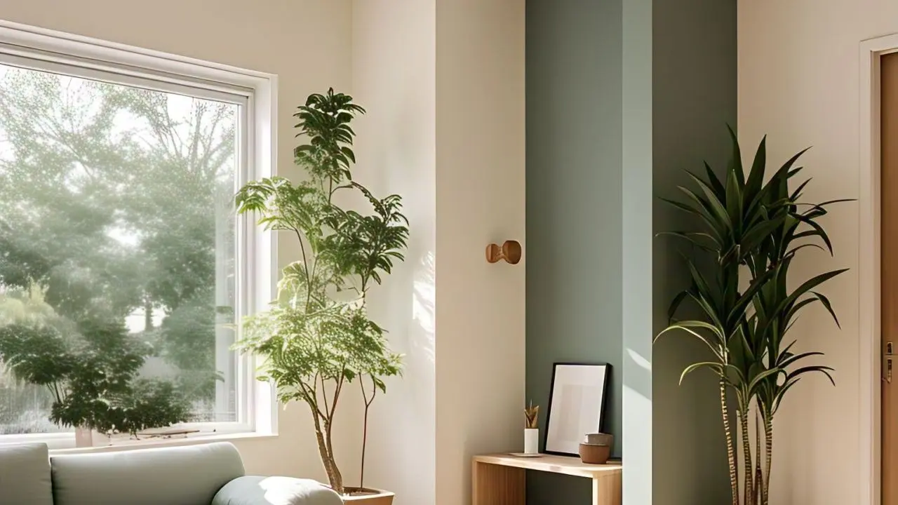 Inspirasi Cat Rumah Dua Warna Minimalis Hijau Sage dan Cream