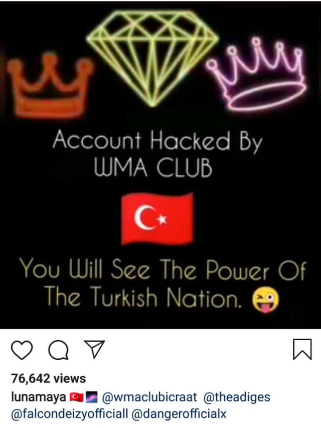 Instagram Luna Maya Diretas (Instagram/ lunamaya)