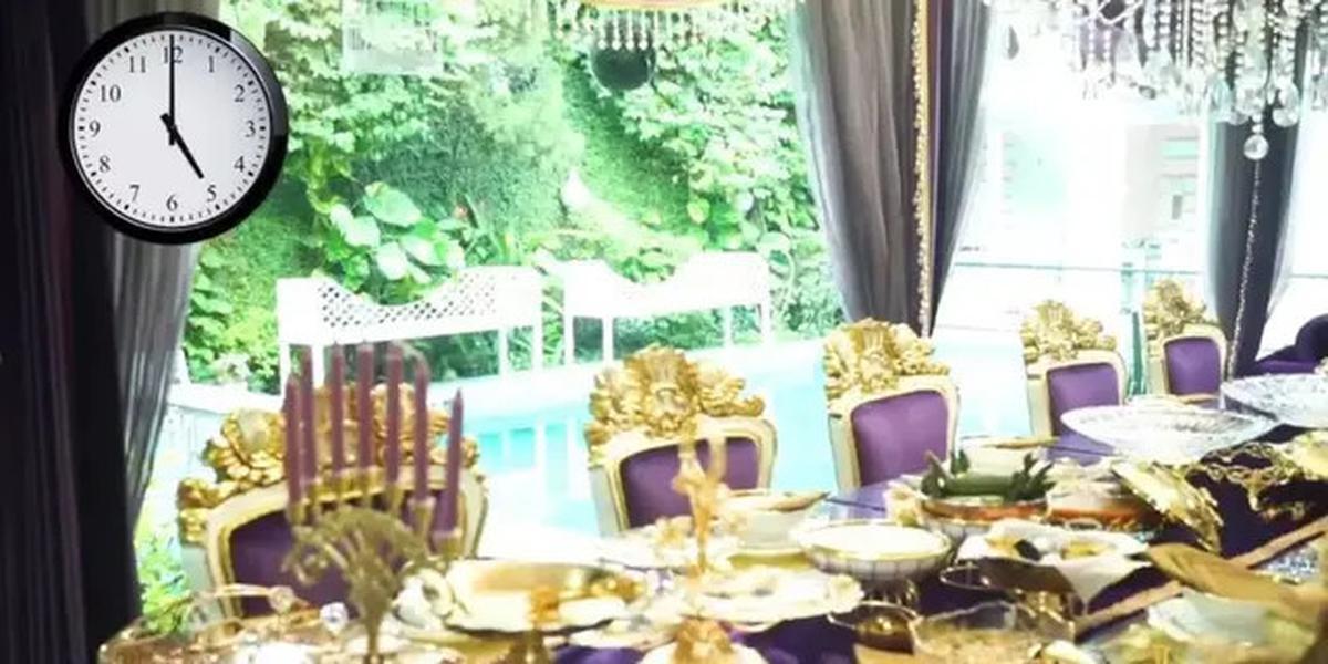 9 Potret Dapur di Rumah Mama Ala ibu Tasya dan Tasyi, Modelnya Nyentrik dan Serba Ungu