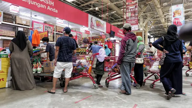 FOTO: Ramadan, Minat Belanja Kebutuhan Pokok Meningkat