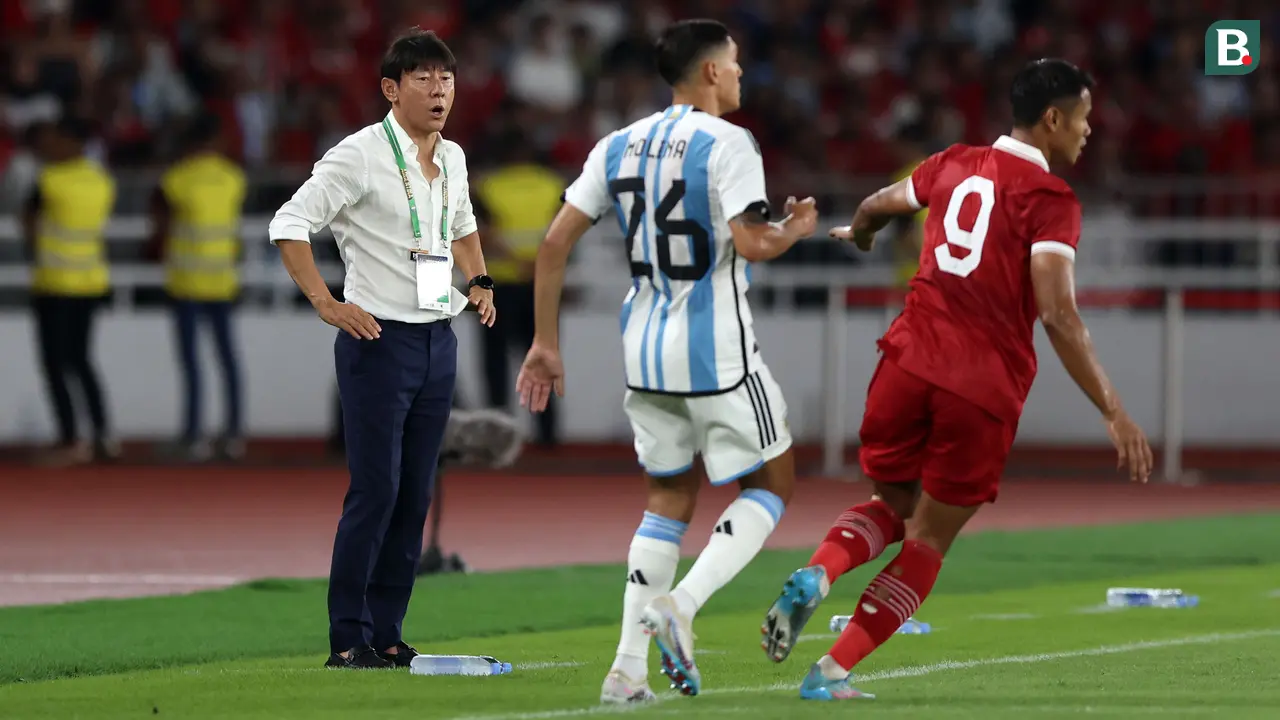Shin Tae-yong, Timnas Indonesia vs Argentina