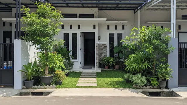 Inspirasi Taman Tropis Mini untuk Rumah Subsidi