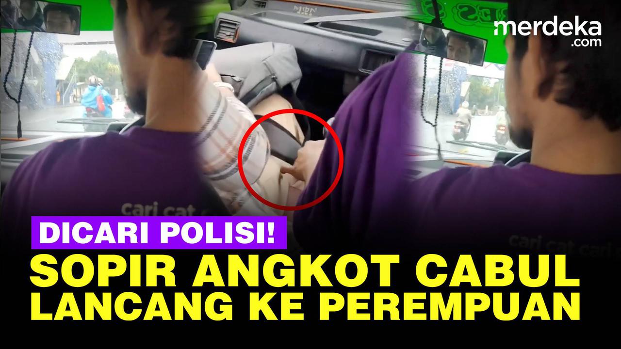 VIDEO: Sopir Angkot Cabul Lancang ke Perempuan Dicari Polisi!