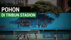 Berita video pohon yang dibiarkan berada di tengah tribun stadion sepak bola di Paraguay. Tribun itu terdapat di stadion Tomas Beggan Correa