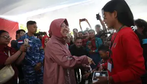 Kementerian Sosial (Kemensos) mengadakan Bakti Sosial (Baksos) di Kabupaten Sumba Timur, Nusa Tenggara Timur pada Sabtu-Minggu (18-19/5/2024). (Tim News).