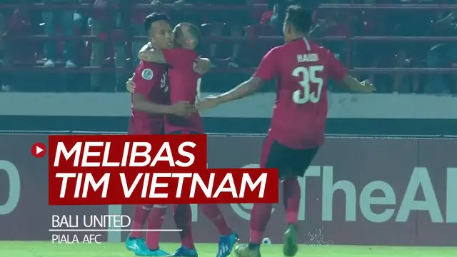 Berita video gol-gol yang tercipta saat Bali United menang 4-1 atas tim Vietnam, Than Quang Ninh, pada laga perdana mereka di Grup G Piala AFC 2020, Selasa (11/2/2020).