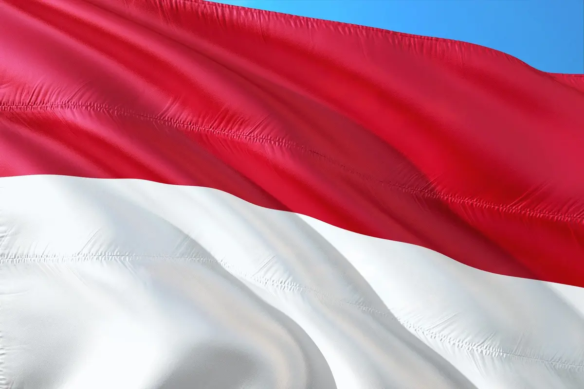 Ilustrasi Bendera Indonesia