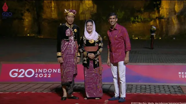 PM Inggris Rishi Sunak di GWK Bali