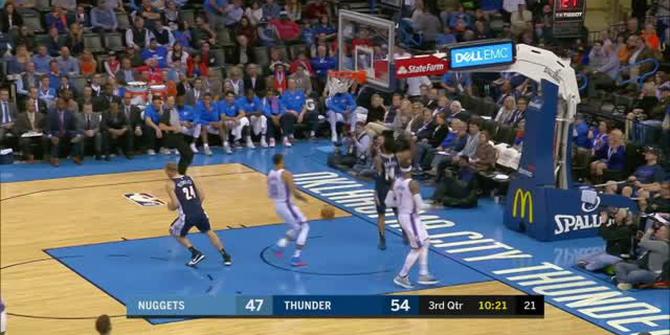 VIDEO : GAME RECAP NBA 2017-2018, Thunder 95 vs Nuggets 94