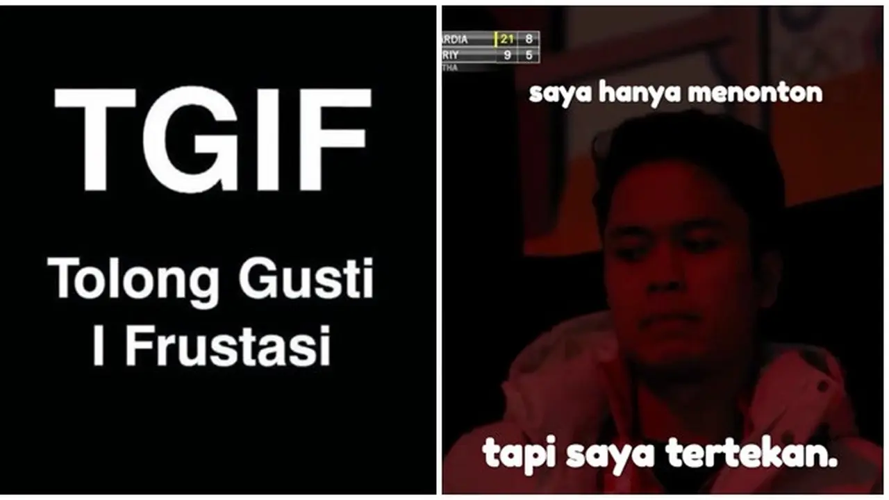 6 Meme Kocak Frustasi Nonton Bulutangkis, Ingin Pensiun Jadi Badminton Lovers