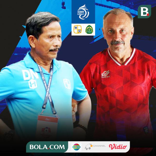 Duel Antarpelatih - Djadjang Nurdjaman vs Igor Kriushenko