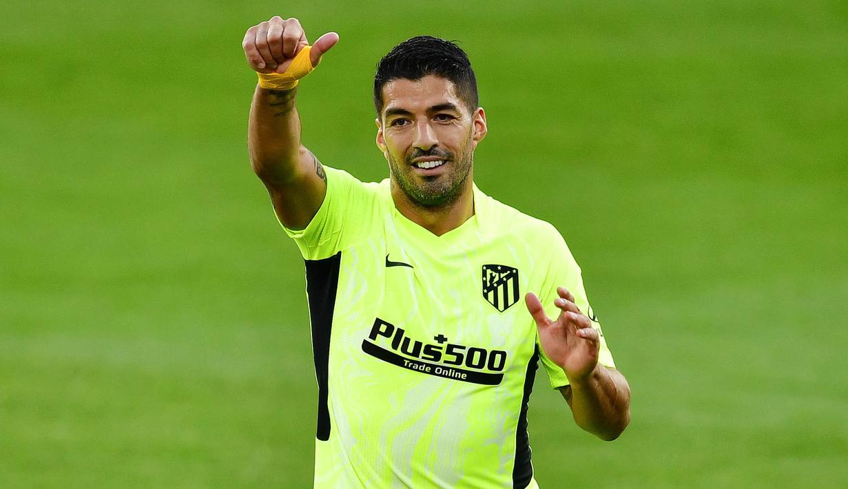 3. Luis Suarez (Atletico Madrid) - Jebolan pemain Premier League ini hijrah ke La Liga dan membela Barcelona sejak musim 2014/2015. Bomber asal Uruguay itu telah mencetak 147 gol dari 195 penampilan. (AFP/Pau Barrena)