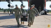 Pasukan China tiba di Belarus untuk menggelar latihan militer gabungan. (Dok. Kementerian Pertahanan Belarus).