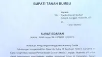 Larangan Kantong Plastik untuk Wadah Daging Kurban