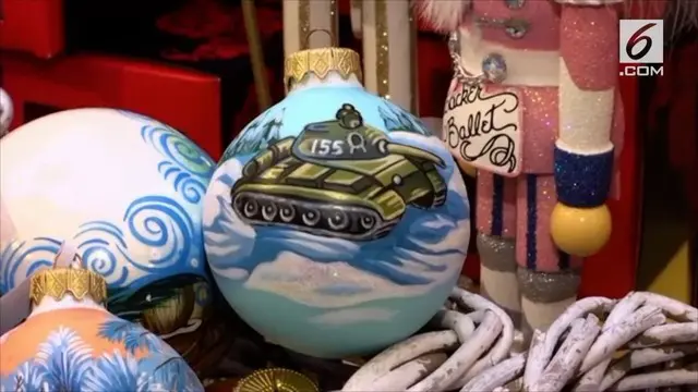 VIDEO: Hiasan Natal ala Militer di Rusia