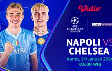 Saksikan Live Streaming Liga Champions 2025/26: Napoli vs Chelsea, Tayang di Vidio