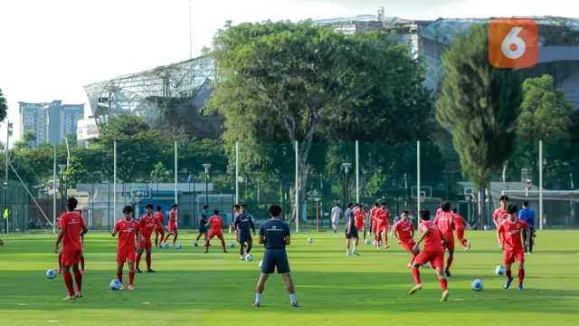 Foto: Timnas Indonesia U-17 Gelar Latihan Persiapan untuk Piala Asia 2026 setelah Pulang Cepat dari AFF
