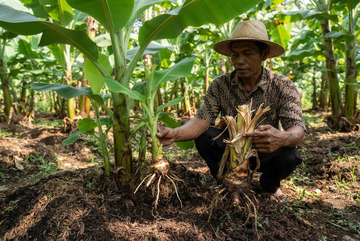 Cara Memilih Pohon Pisang yang Produktif