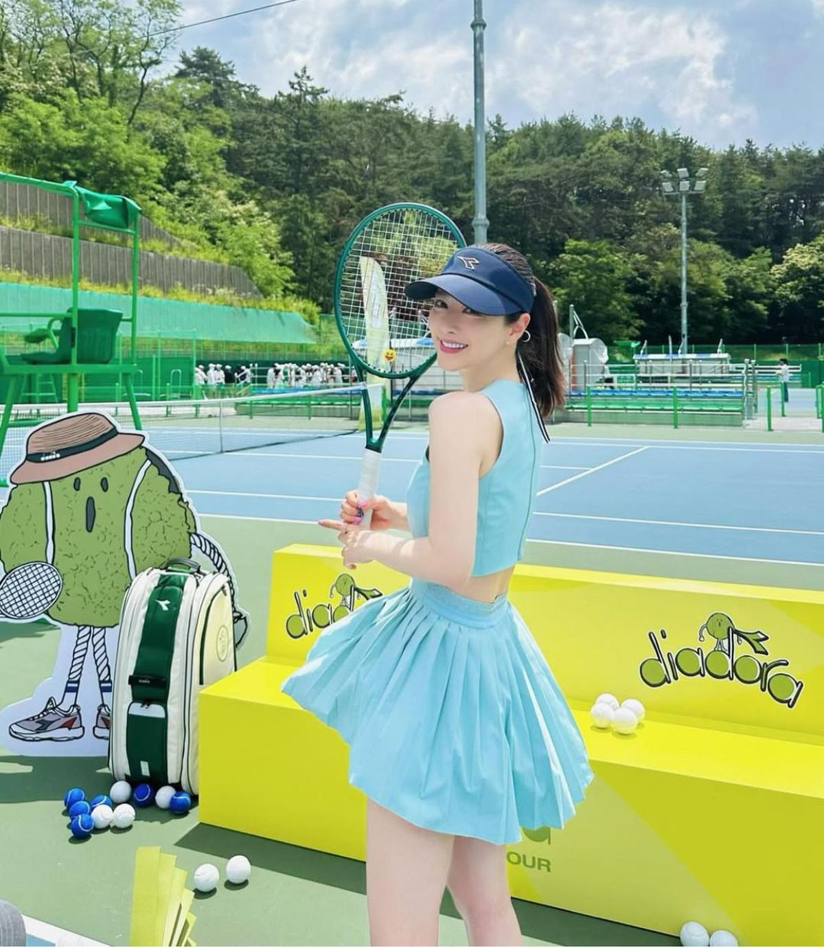 Pesona Hong Soo Ah Jadi Sorotan di Lagi-Lagi Tenis, Visual Menawan dan Skill Tenis Mengesankan