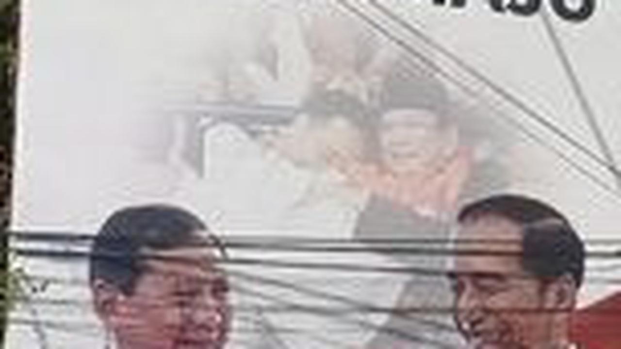 Baliho Prabowo dan Jokowi di Jateng