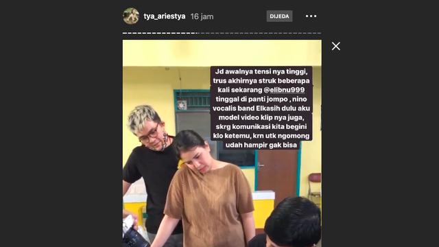 Tya Ariestya Jenguk El Ibnu