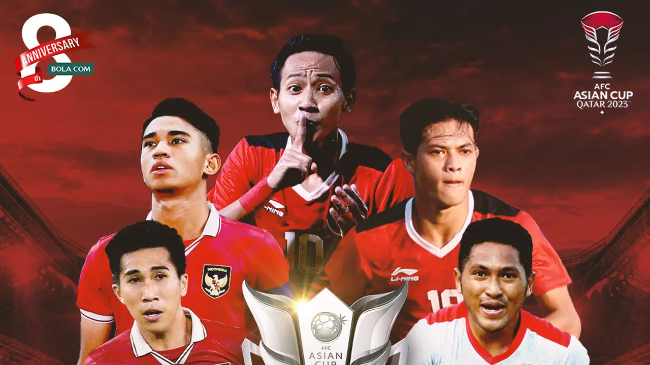 Timnas Indonesia - Marselino Ferdinan, Beckham Putra, Fajar Fathurrahman, Taufany Muslihudin, dan Alfeandra Dewangga