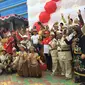 Parade sepeda hias di Kemenkumham (Liputan6.com/Lisza Egeham)