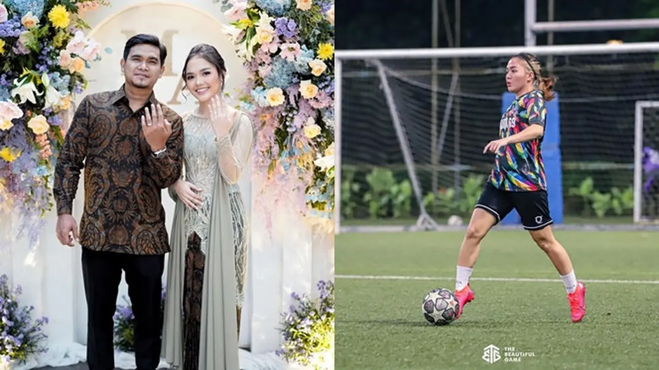 6 Potret Anggita Oktaviani, Tunangan Maell Lee yang Berprofesi Pesepak Bola Wanita