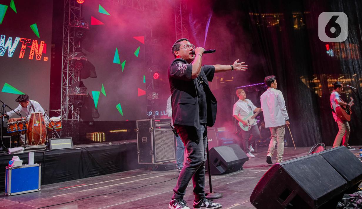 Acara ini akan dilaksanakan secara Hybrid di mana penonton dapat menyaksikan secara langsung di Area Pulau Satu Senayan Park Jakarta dan juga dapat disaksikan secara live streaming melalui Vidio.com. (Liputan6.com/Faizal Fanani)